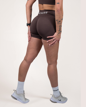 Smooth - Seamless Scrunch Short Coffee