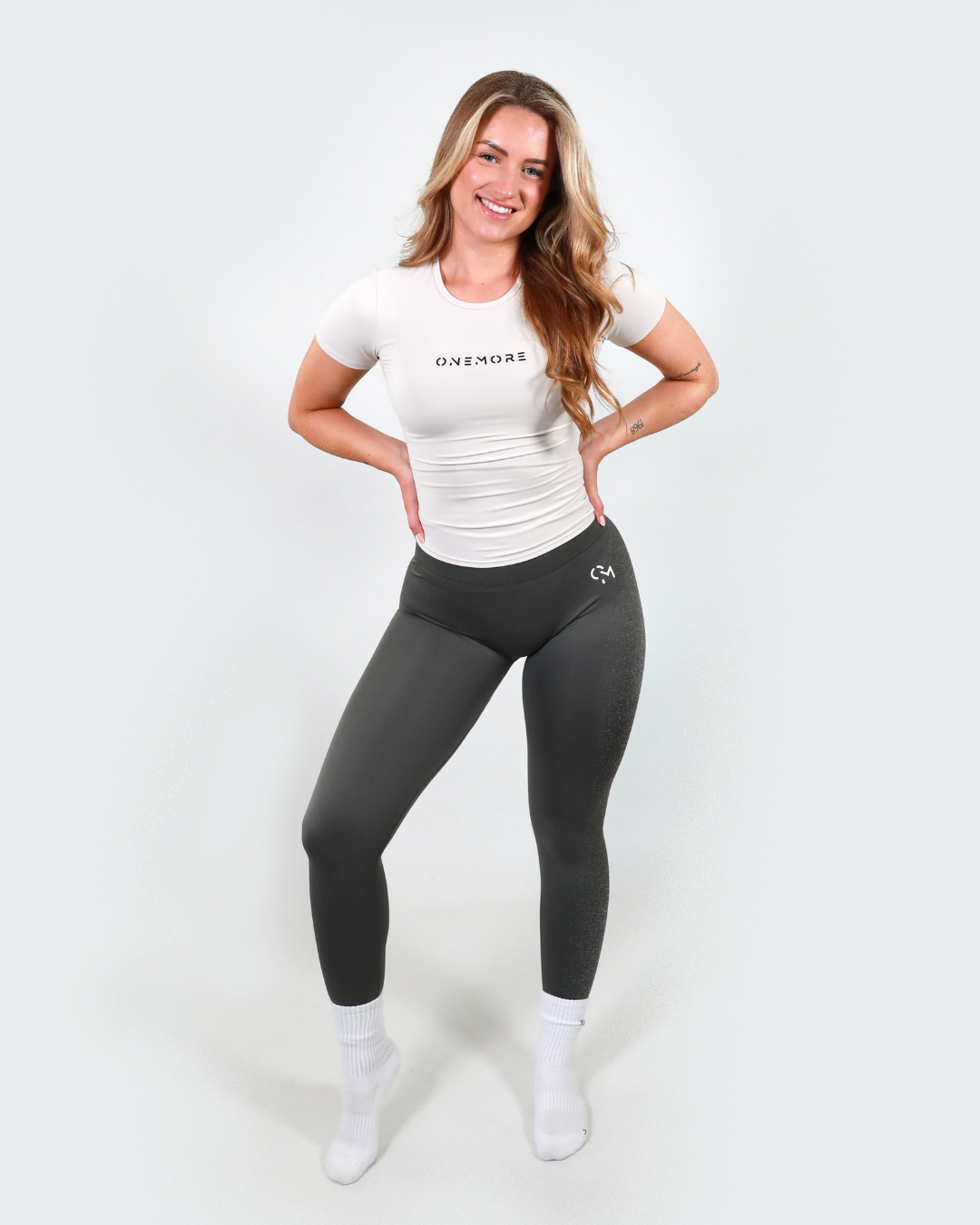 Pure - Soft Scrunch Leggings Dark Grey