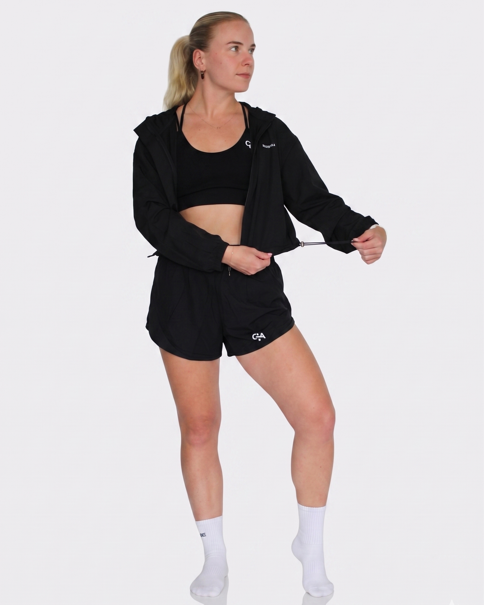 Pace - Run 2 in 1 short black