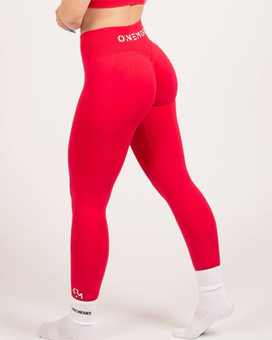 Smooth - Seamless Scrunch Legging Coral pink