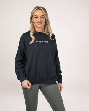 Empower - Oversized Sweater Black