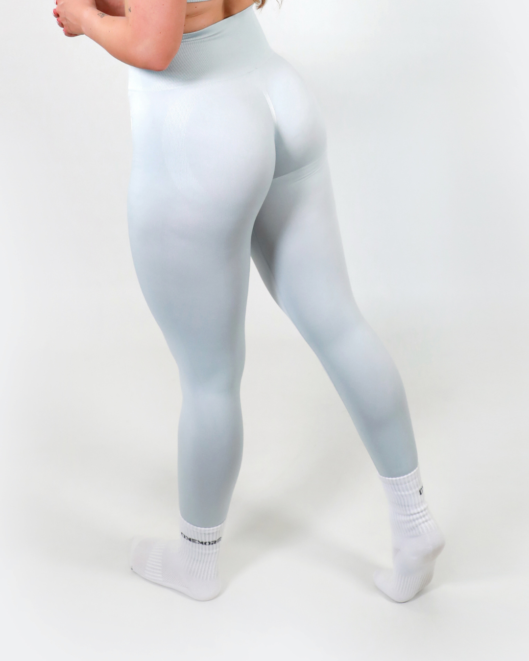 Pure - Soft Scrunch Leggings Light Grey